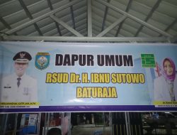 RSUD. IBNU SUTOWO.baturaja membuka dapur umum.untuk korban bencana banjir di sejumlah wilaya kota baturaja.