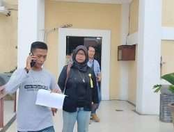 Akibat ke tersingungan Terjadi Saling lapor kan ke Polres oku wendra Bersama Perwakilan Warga Desa Terusan Melaporkan Balik