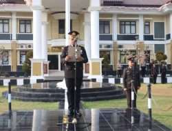 Polres Oku Gelar Penaikan Bendera Merah Putih Dalam Rangka Memperingati Hari Kemerdekaan Republik Indonesia Ke-79 Tahun 2024