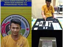 Lakukan Pengerebekan, Satresnarkoba Polres OKU Amankan Pelaku Diduga Bandar Dengan BB Sabu 1,35 gram