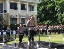 Kapolres Oku Terima 23 Siswa Diktukba Polri Gel. II SPN Polda Sumsel Di Polres Oku