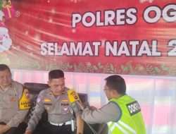 Sie Dokkes Polres Oku Lakukan Pemeriksaan kesehatan pos pelayanan dan pos pengamanan Operasi Lilin Musi 2024