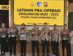 Polres OKU Gelar Latihan Pra Operasi Keselamatan Musi 2025