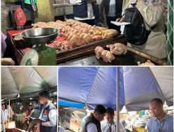 Pidsus Satreskrim Polres OKU.Lakukan Sidak Pasar untuk Pantau Harga dan Stok Bahan Pokok 14 Maret 2025