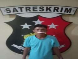 Anggota Polres Oku Berhasil Amankan Pelaku Dalam Kasus Penganiayaan Dengan Menggunakan Senjata Tajam
