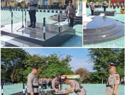 Kapolres OKU Pimpin Sertijab Kapolsek Baturaja Timur