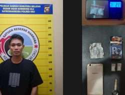 Polres OKU Tangkap Pengedar Narkotika Jenis Sabu di Jalan Dr. M. Hatta