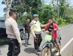 Polsek Lengkiti Laksanakan Razia dalam Rangka Operasi Sikat Musi 2025