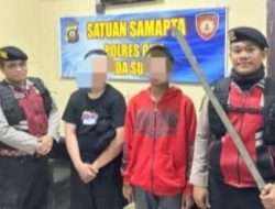 Polres OKU Amankan Dua Remaja Terlibat Tawuran di Jembatan Ogan 4