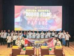 Kapolda bersama PJU Polda Sumsel Nobar film sayap sayap patah”2