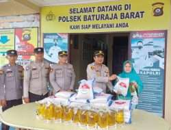 Polsek Baturaja Barat Laksanakan Bhakti Sosial Dalam Rangka Menjelang Hut Bhayangkara Ke 79 Tahun