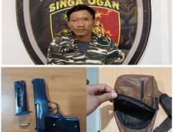 Polres OKU Ungkap Kasus Kepemilikan Senjata Api Ilegal