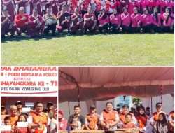 Jajaran Anggota Polres OKU Gelar Jalan Santai dan Berbagai macam kegiatan Dalam Rangka HUT Bhayangkara ke-79