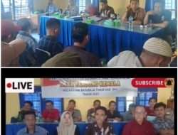 Musdes Terkait PAW Desa Tanjung Kemala, Panitia Tetap Lanjutkan Proses Pemilihan, Penggugat Dipersilakan Tempuh Jalur Setingkat lebih tinggi.