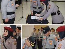 AKBP ENDRO ARIBOWO PIMPIN PELANTIKAN KASATRES PPA DAN PPO POLRES OKU