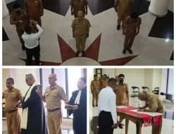 Pengambilan Sumpah Dan Janji Tiga Kepala Desa Di Kabupaten Kepulauan Tanimbar