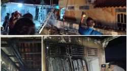 Rumah Pensiunan ASN di Kelurahan Kemalaraja Terbakar, Damkar dan Masyarakat Berhasil Padamkan Api