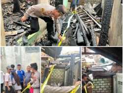 KEBAKARAN MELANDA DUA RUMAH DI KELURAHAN SUKAJADI, BATURAJA TIMUR – TAK ADA KORBAN JIWA
