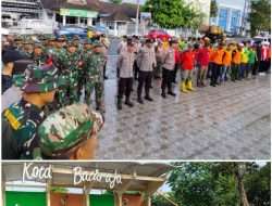 BERBAGAI INSTANSI GELAR KARYA BAKTI PEMBERSIHAN SAMPAH DI TAMAN KOTA BATURAJA