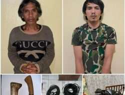  Curi Kabel Tower Telkomsel, Dua Warga OKU Selatan Diringkus Polisi
