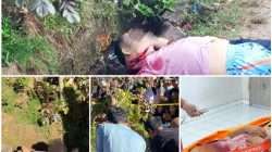 Heboh,Mayat Laki-laki Berlumur Darah Ditemukan di Pinggir Jalan Desa Bumi Kawa, Leher Mengalami Luka Robek