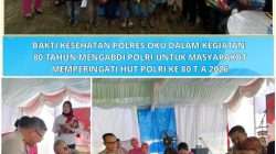 Semangat 80 Tahun Mengabdi: Polres OKU Hadirkan Sunatan, Pengobatan, dan Bantuan Alat Kesehatan