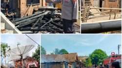 Diduga Korsleting Listrik, 1 Init Rumah Semi Permanen Milik Warga di Lengkiti Hangus Di Lalap Sijago Merah