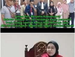 Tidak Terbukti Bersalah, Dua Warga OKU Dinyatakan Bebas dalam Sidang PN Baturaja. Kuasa Hukum Sambut Baik Putusan Bebas Dua Kliennya dalam Perkara Dugaan Pencurian Kelapa Sawit.